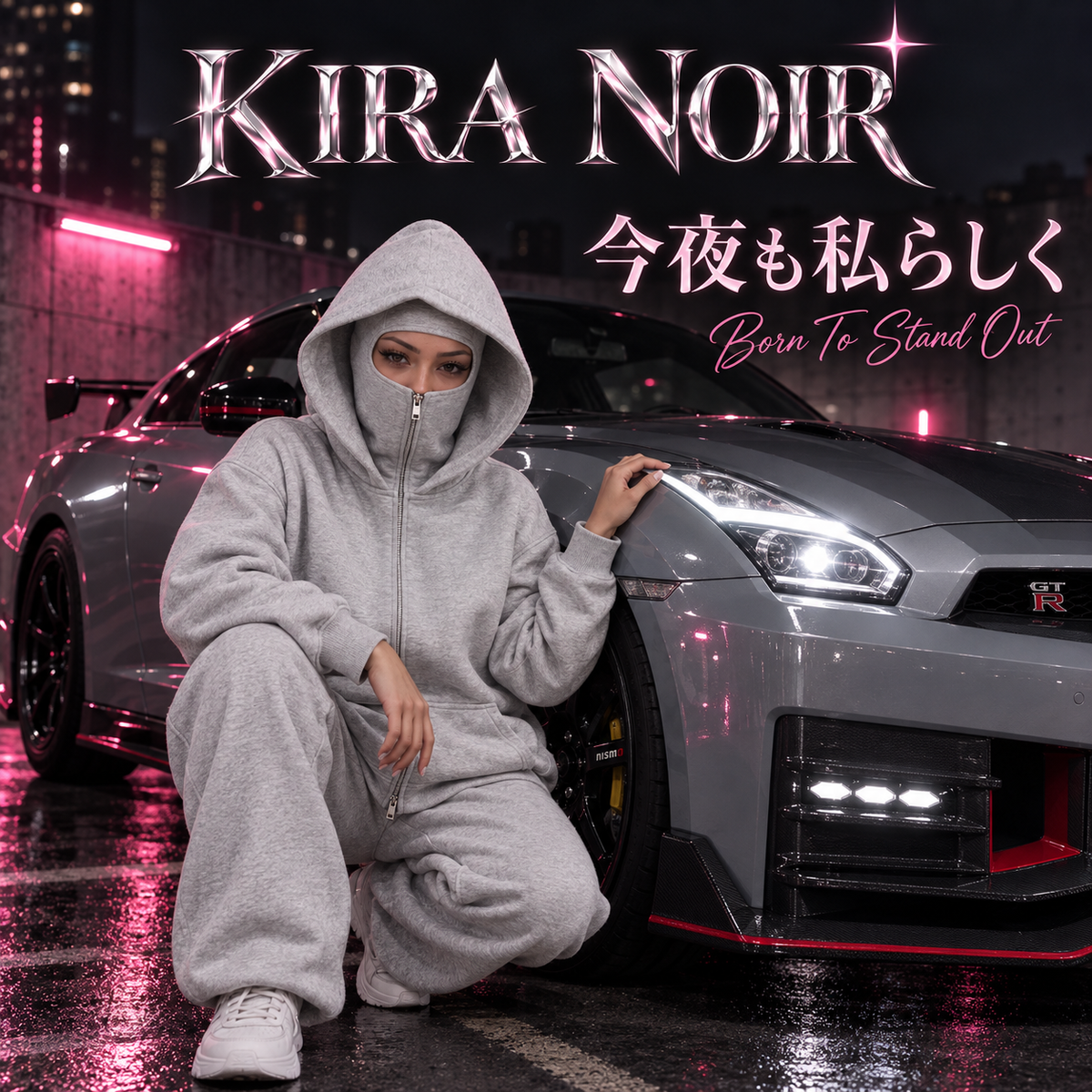 KN マユクル フェイスカバーパーカー