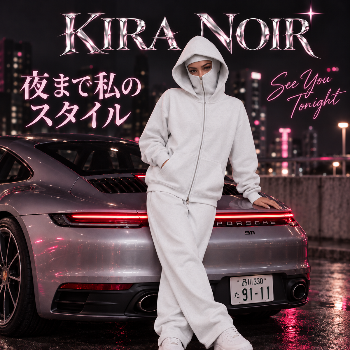 KN マユクル フェイスカバーパーカー